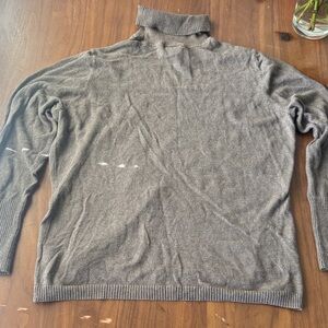 Gray Turtleneck Sweater for Men